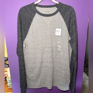 Men's Gray long Sleeve Shirt
